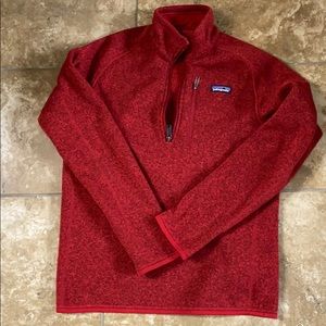 Patagonia red pullover